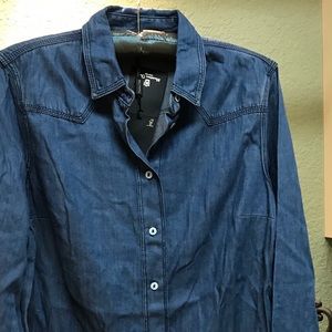 Massimo Dutti denim shirt🌸high quality soft touch